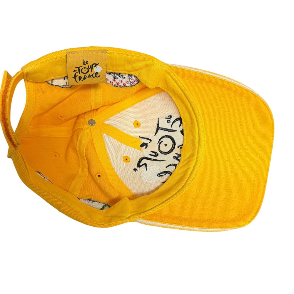Le Tour de France Yellow Souvenir Baseball Cap Embroidered Hat - Picture 6 of 6
